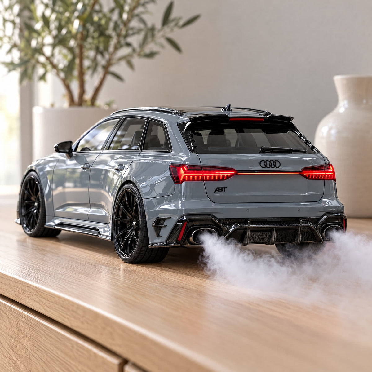 Motor Mist Audi RS6 ABT mit Nebel