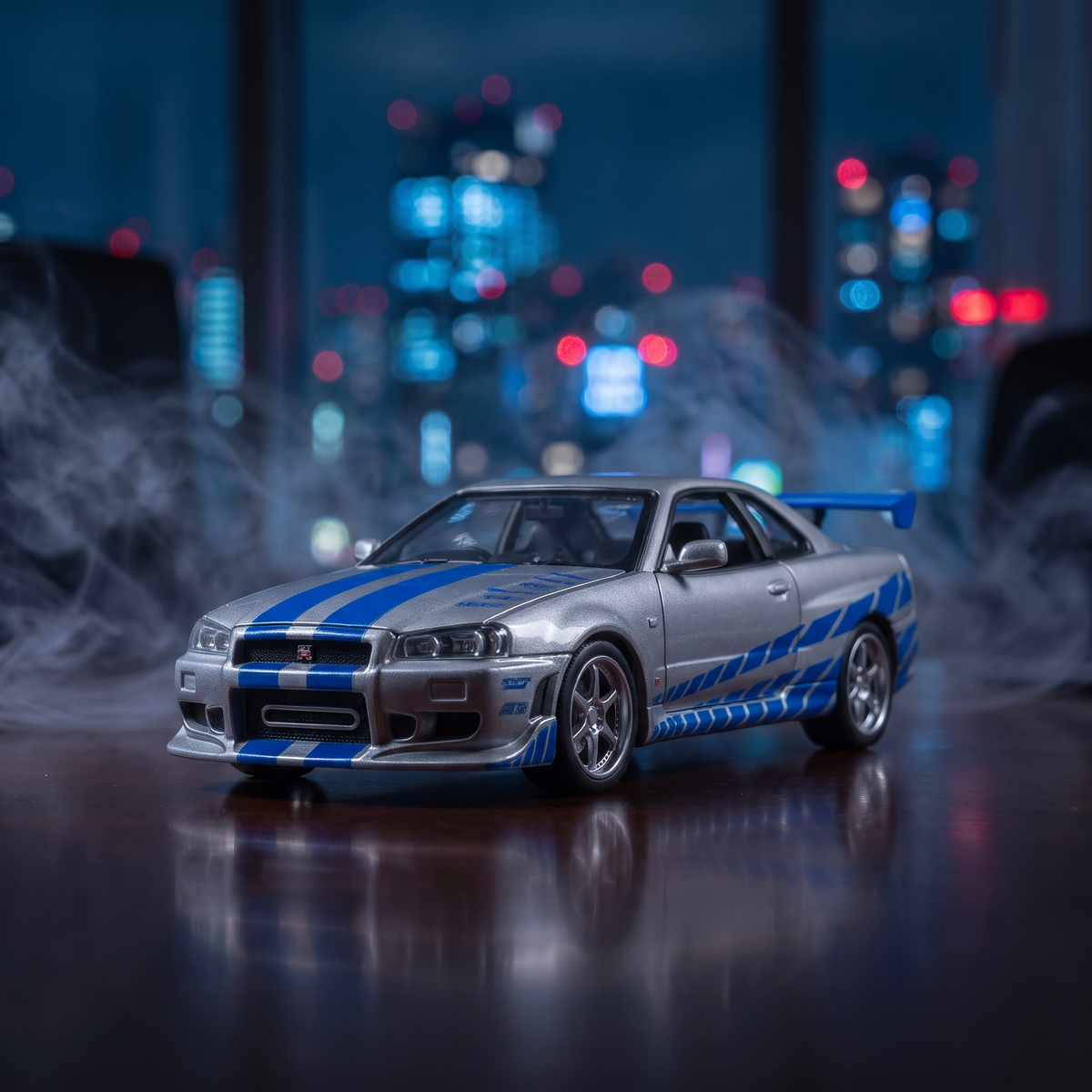 Motor Mist Silver JDM R34